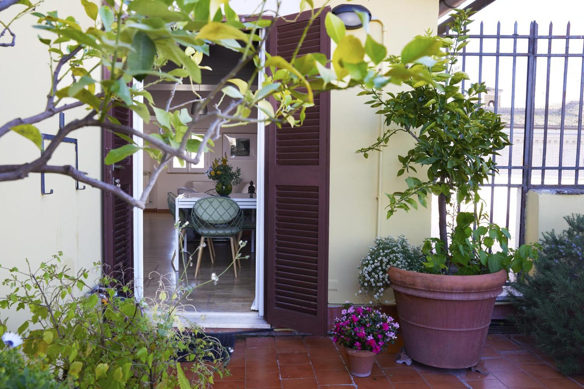 Trasteverehome - Attic Terrace Center Of Rome Baroque Bagian luar foto