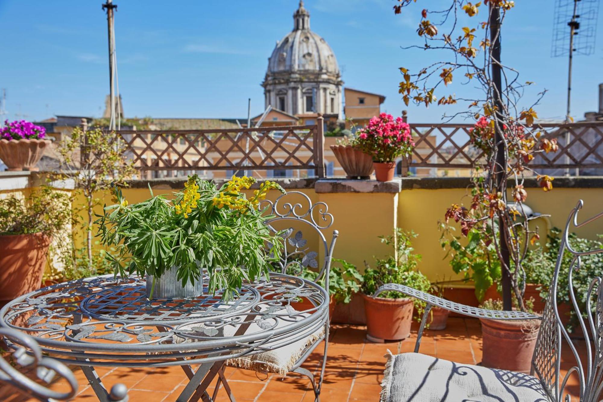 Trasteverehome - Attic Terrace Center Of Rome Baroque Bagian luar foto